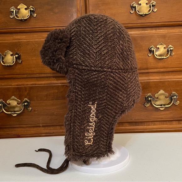 Life Is Good Brown Soft Wool Blend Trapper Hat - Picture 1 of 8